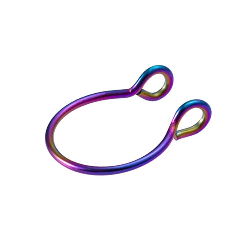 Fake Nose Ring Non Piercing Horseshoe Septum Piercing Magnetic Hoop Stainless Steel Reusable Magnet Punk for Women Jewelry Gifts
