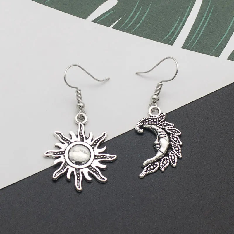 Green Enamel Coconut Leaf Pearl Drop Earrings Jewelry