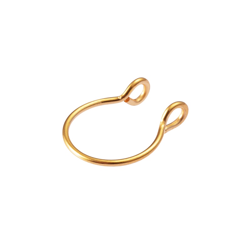 1-5pcs New Fake Nose Piercing Fake Nose Ring Hoop Septum Rings Surgical Steel Colorful Fake Piercing Nose Piercings Jewelry 20G