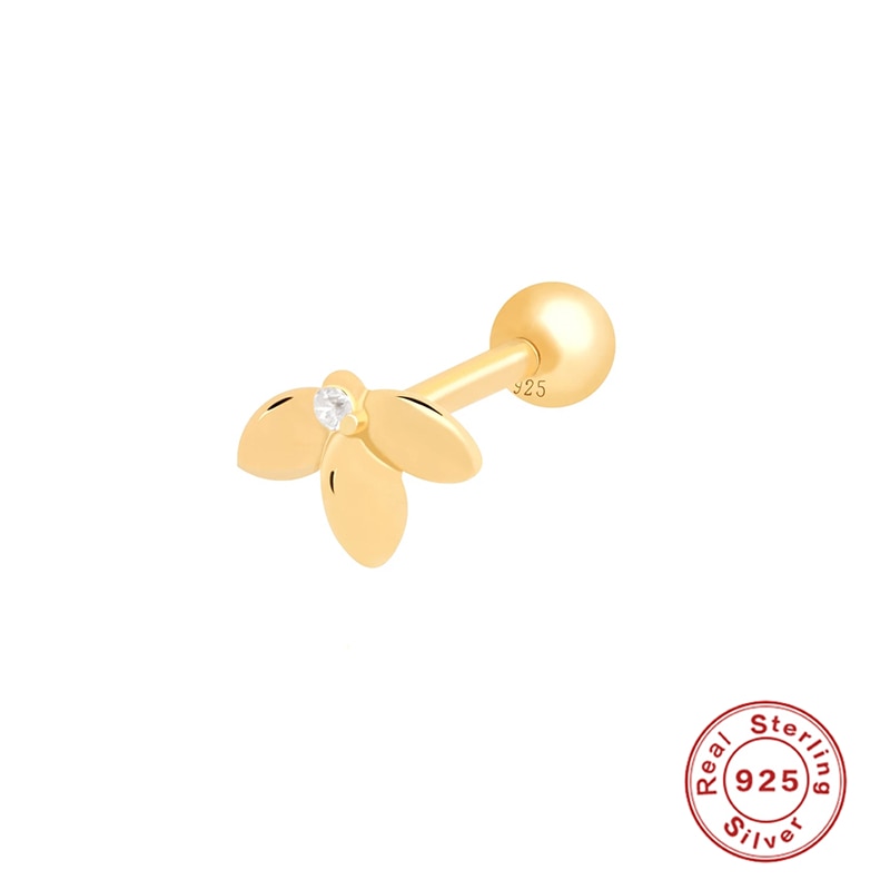 ROXI Small Crown Moon Star Lightning Constellation Stud Earrings for Women 925 Sterling Silver Piercing Earring Kolczyki Damskie