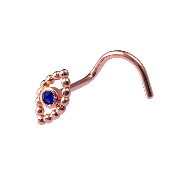1PCS Fashion Nose Piercing rings 20G Steel Bar Nostril Nose Septum 5-Shape Screws Nose Studs Delicate Piercing Jewelry In Nose
