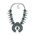 Bohemian Resin Stone Vintage Statement Choker Necklaces Women Fashion Indian Maxi Long Horn Pendants Necklace - Charlie Dolly