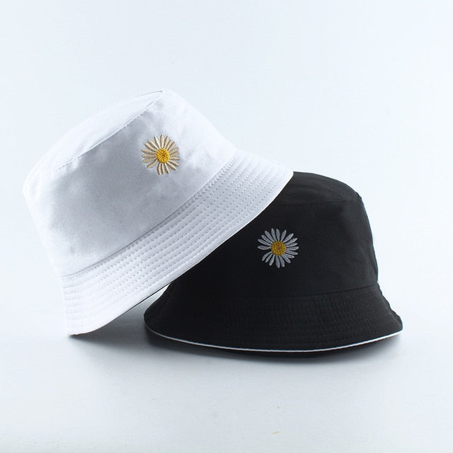 2021 New Fashion Korean Pink Cow Print Bucket Hat Women Reversible Fishing Cap Bob Chapeau Autumn Summer