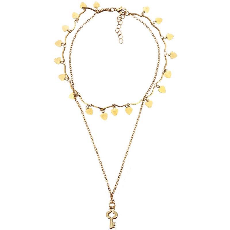 3 PCS OFF 10% Bohemian Colorful Seed Beads Necklace Long Horn Pendant Starfish Multi-layer Pearl Necklace Set For Women Jewelry