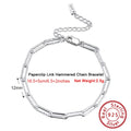 ORSA JEWELS 14K Gold Plated Genuine 925 Sterling Silver Paperclip Neck Chain 6/9.3/12mm Link Necklace for Women Men Jewelry SC39 - Charlie Dolly