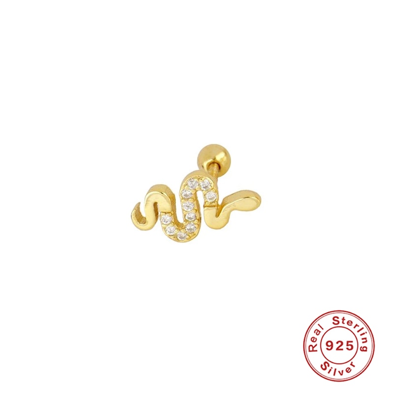 ROXI Small Crown Moon Star Lightning Constellation Stud Earrings for Women 925 Sterling Silver Piercing Earring Kolczyki Damskie