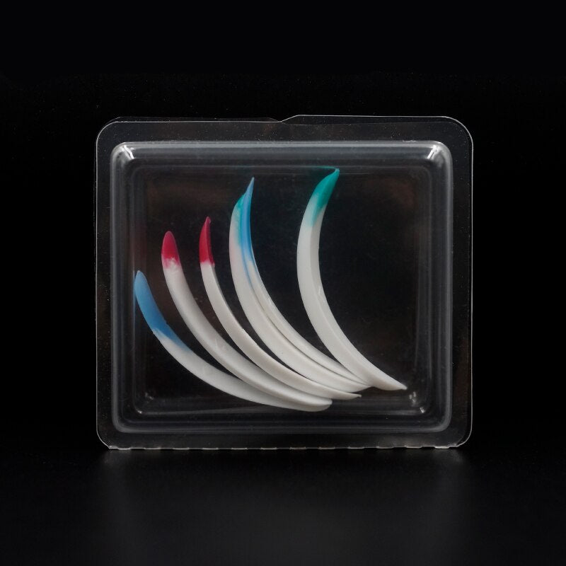 3pairs Pink Eyelash Perm Silicone Pad Recycling Lashes Rods Shield lifting 3D Eyelash Curler Makeup Accessories Applicator Tool