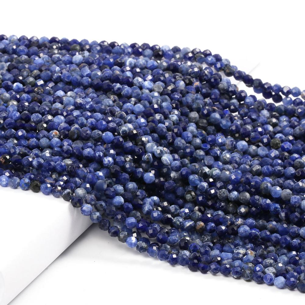 Natural Pink Tourmaline Beads Faceted Loose Round Beads for Jewelry Making Necklace DIY Bracelet Accessories 2 3mm