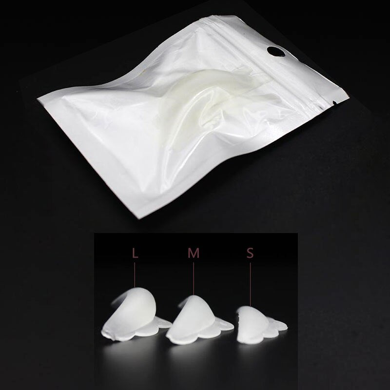 3pairs Pink Eyelash Perm Silicone Pad Recycling Lashes Rods Shield lifting 3D Eyelash Curler Makeup Accessories Applicator Tool