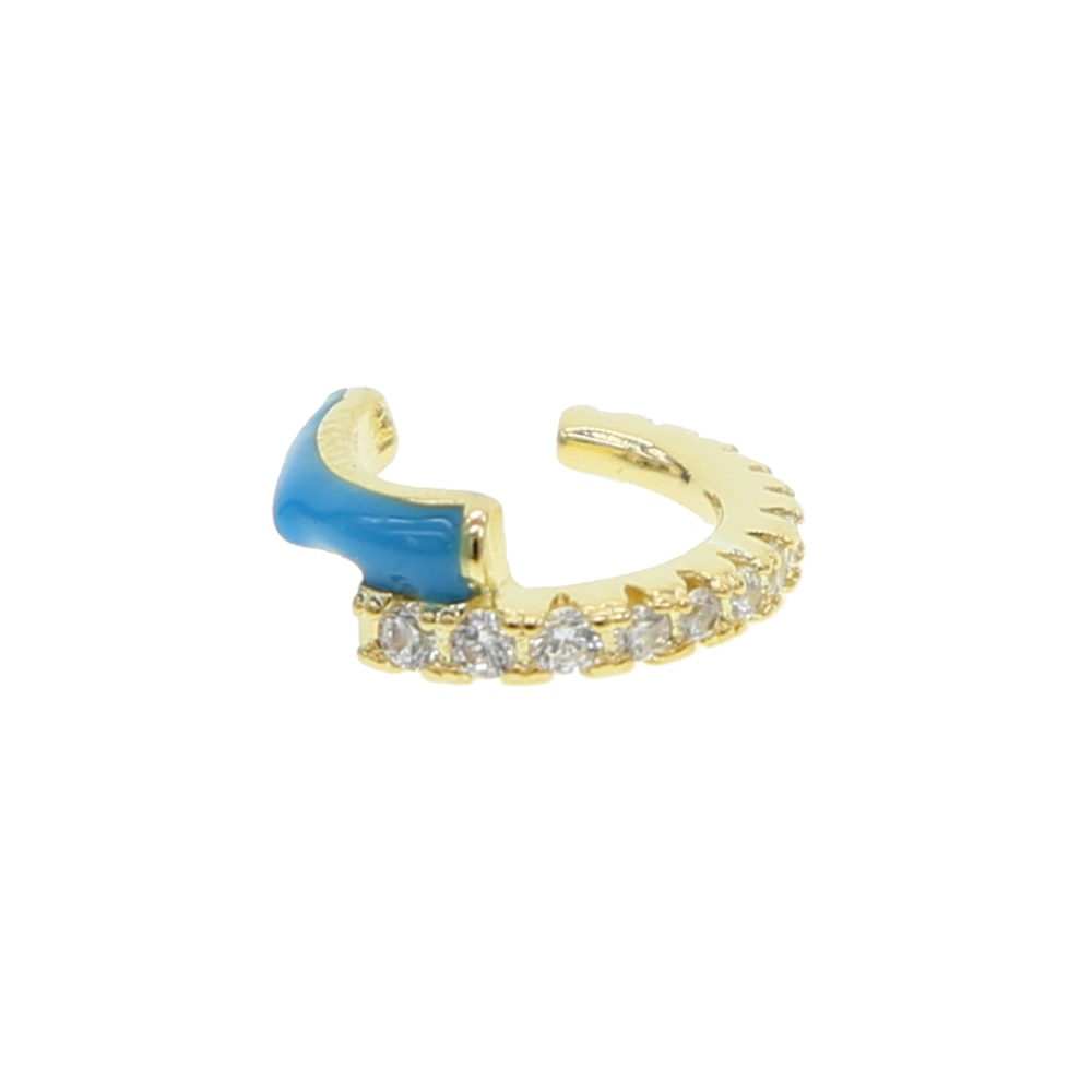 2020 summer hot selling no piercing Neon enamel ear cuff clip on earring Colorful fashion women jewelry