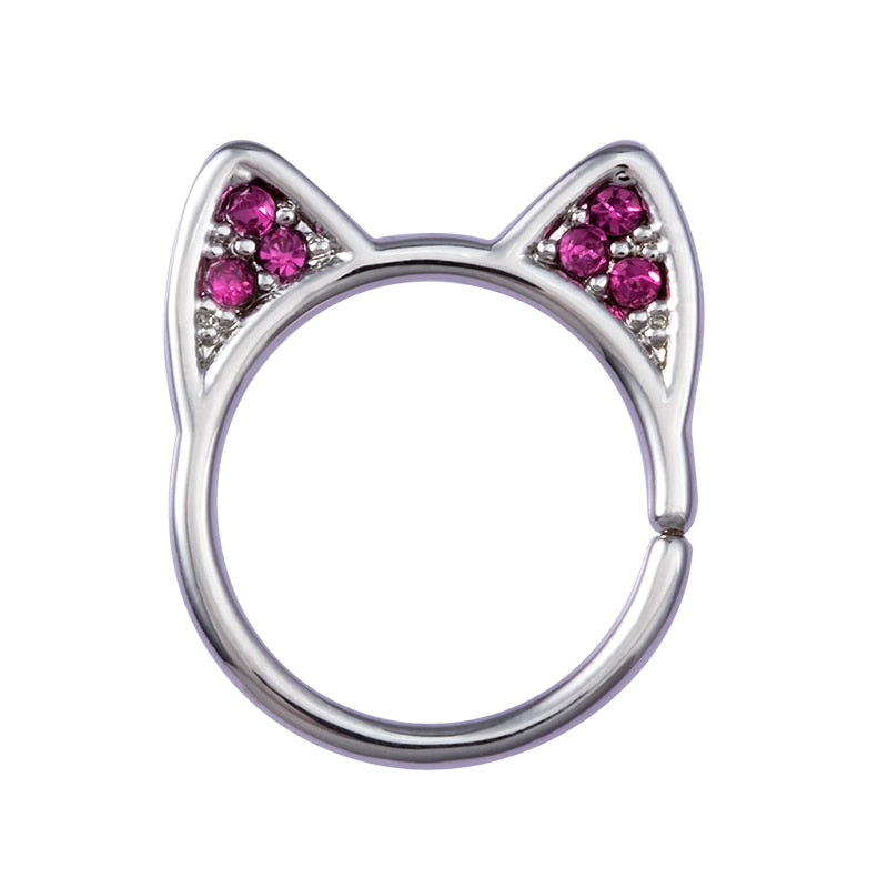 1pc Copper Nose Rings Hoop Septum V-Shap Ear Stud Tragus Cartilage Earring Helix Eyebrow Lip Piercing Nariz Body Jewelry 18G