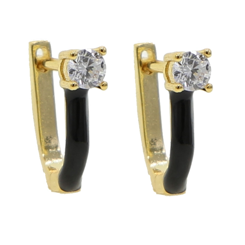 2020 summer hot selling no piercing Neon enamel ear cuff clip on earring Colorful fashion women jewelry