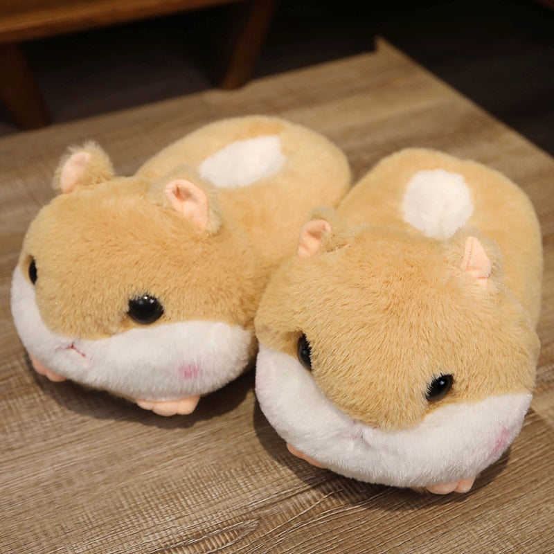 One Size US 6-10.5 Winter Men Women Slippers Indoor Toys Animal Unicorn Dinosaur Husky Totoro Shoes Warm Home House Slides