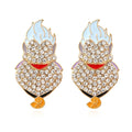 Exaggerated Rhinestone Characters Earrings for Woman 2023 Halloween Earrings Jewelry Party Casual - Charlie Dolly