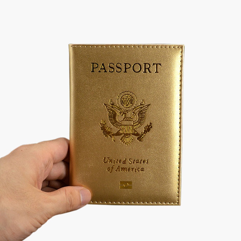Personalised Passport Cover women With Name USA Cute Pink Personalized Passport Holder designer Travel Passport Case Pouch