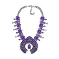 Bohemian Resin Stone Vintage Statement Choker Necklaces Women Fashion Indian Maxi Long Horn Pendants Necklace - Charlie Dolly