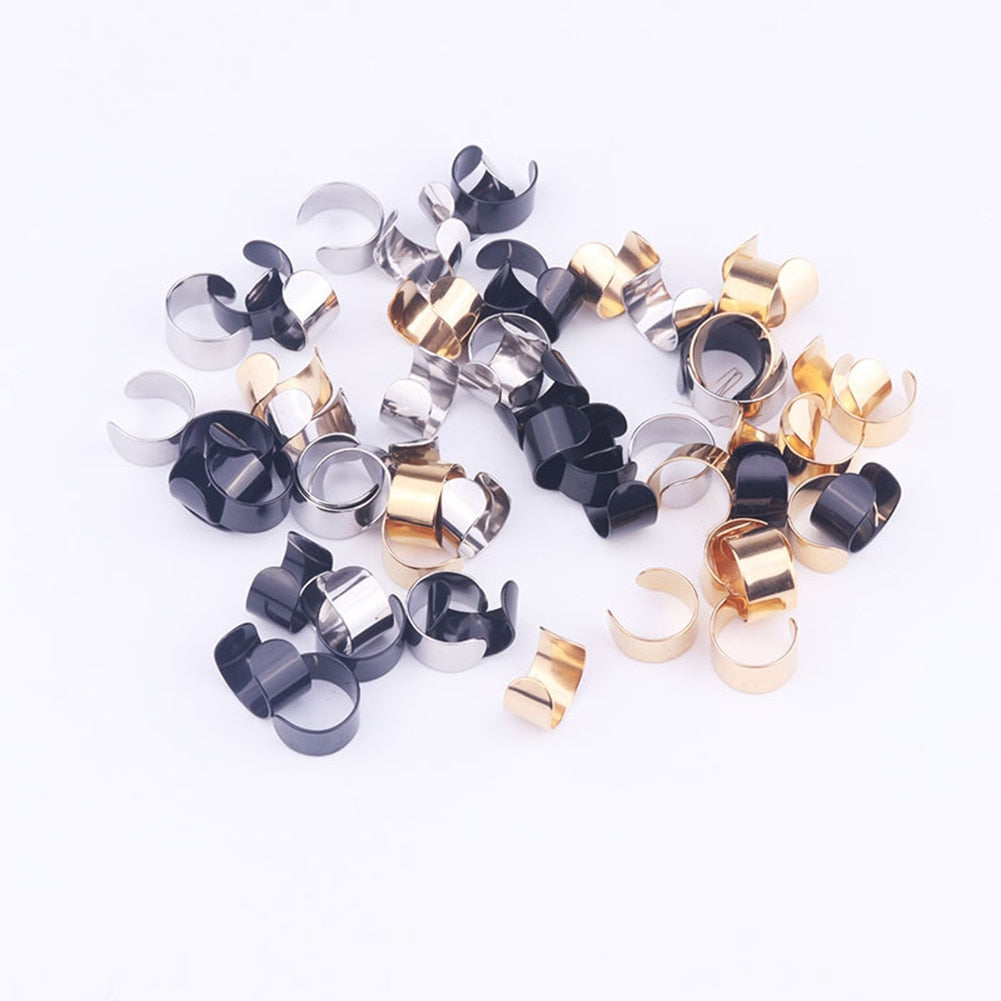 1Pcs Punk Rock Ear Earrings Fashion Women Cartilage Clip Cuff Wrap No Piercing-Clip On Women's Fashion Jewelry Accessories
