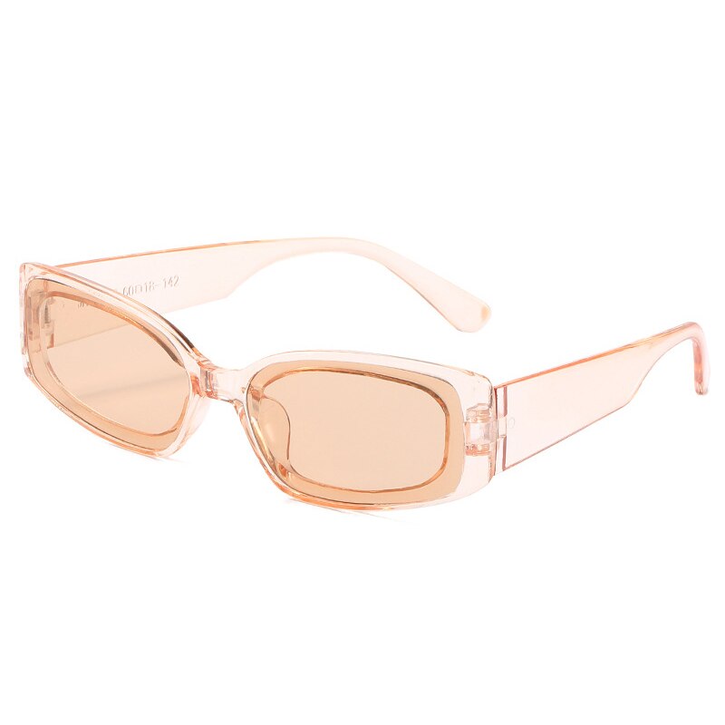 DYTYMJ Vintage Cat Eye Sunglasses Women Square Sunglasses for Women Luxury Brand Designer Sunglasses Retro Pink Shades Glasses