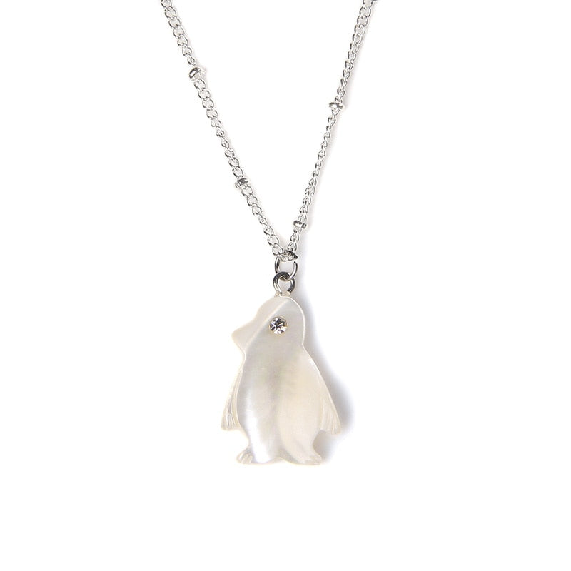 White Shell Necklace Summer Natural Mother of Pearl Shell Pendant Necklace for Women Heart Leaf Chokers Female Jewelry Boho Gift