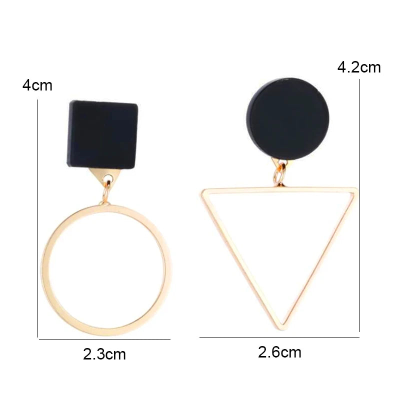 Black Leaf Pearl Crystal Long Earrings Jewelry