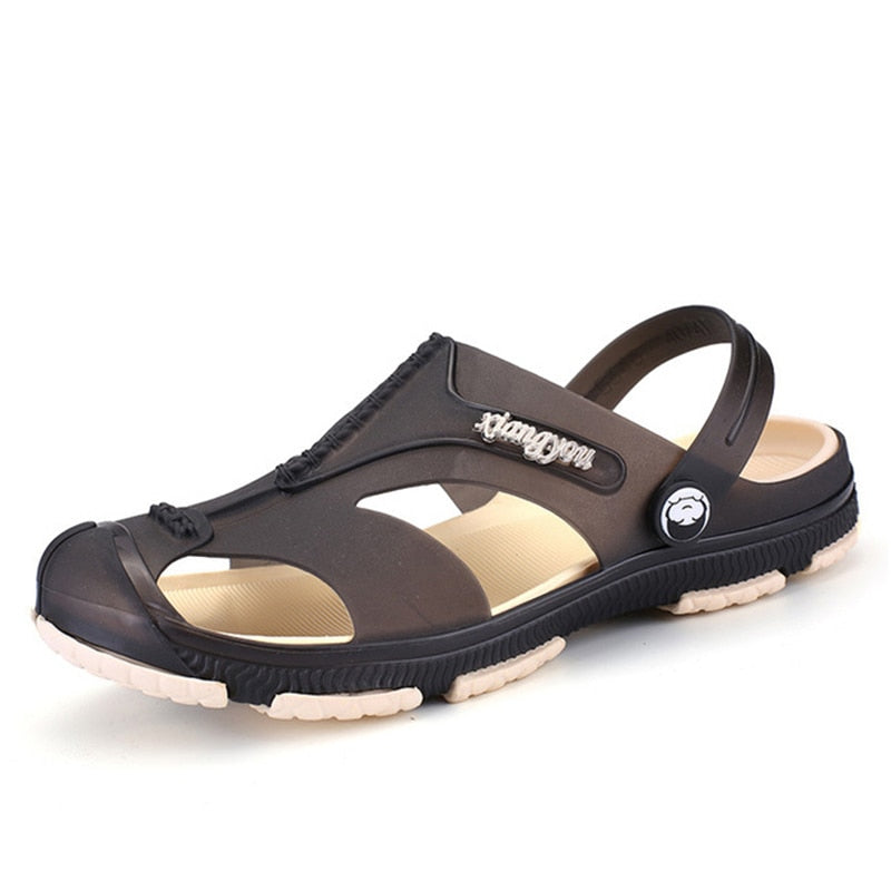 Cool Summer Sandals Men Breathable Outdoor Walking Shoes Male Antiskid Sport Slippers Quick Dry Beach Sandals for Surfing Sea