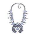Bohemian Resin Stone Vintage Statement Choker Necklaces Women Fashion Indian Maxi Long Horn Pendants Necklace - Charlie Dolly