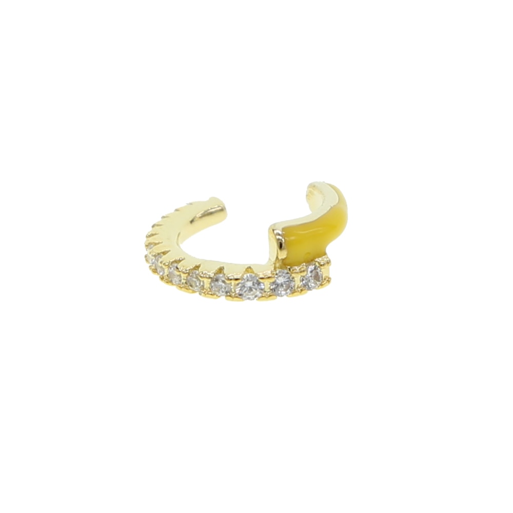 2020 summer hot selling no piercing Neon enamel ear cuff clip on earring Colorful fashion women jewelry