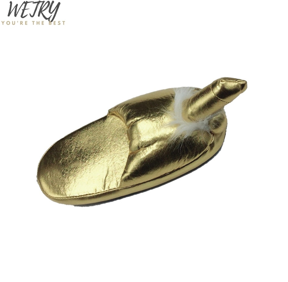 sex toy Winter Men Penis Slippers Women Funny Breasts Home Slides Ladies House Warm Floor Sandals Unicorn Shoe Flip Flop