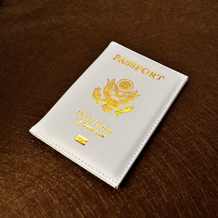 Personalised Passport Cover women With Name USA Cute Pink Personalized Passport Holder designer Travel Passport Case Pouch