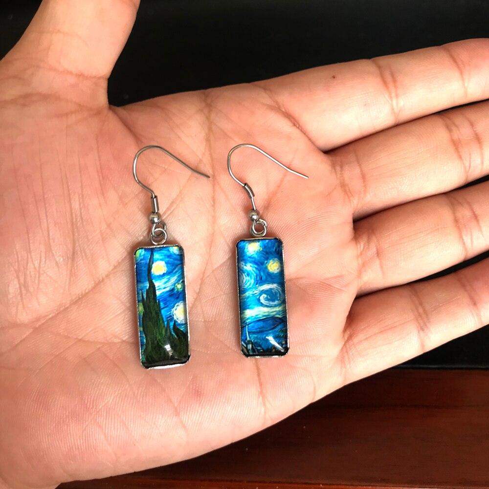 2019 Square Fish Hook Earrings Kimetsu no Yaiba Tanjirou Drop Earrings For Women French Hook Earrings Jewelry