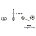 Disposable Sterile Ear Piercing Unit Cartilage Tragus Helix Piercing Gun Tool Kit Build In Steel Stud Earring Star Ball - Charlie Dolly
