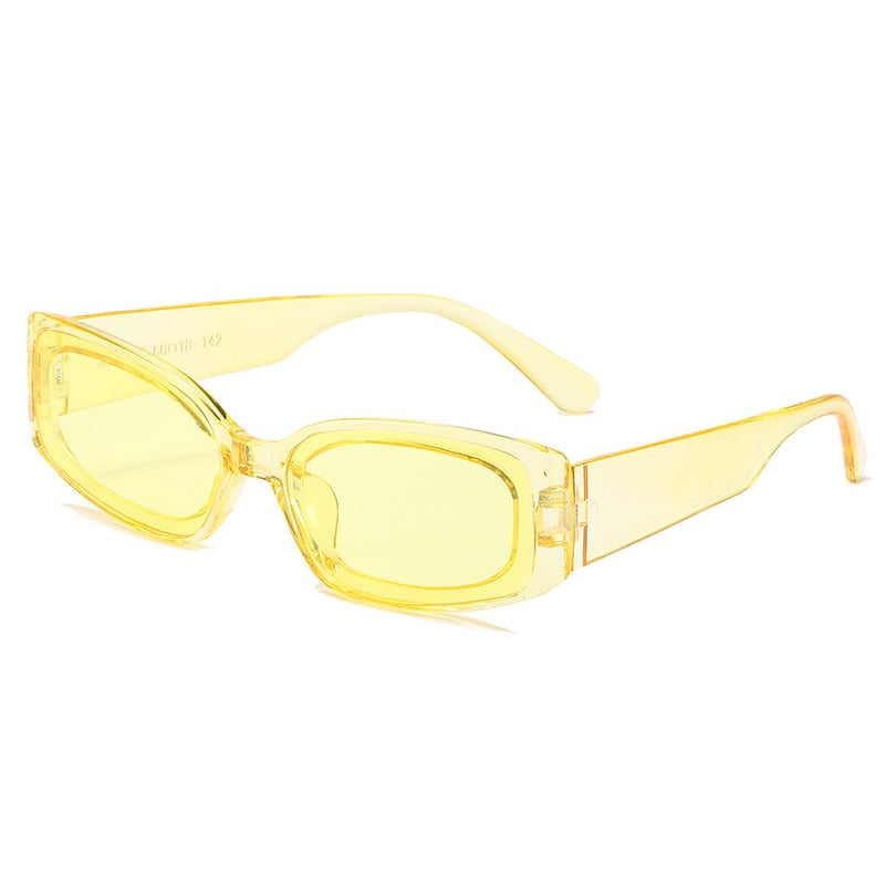 DYTYMJ Vintage Cat Eye Sunglasses Women Square Sunglasses for Women Luxury Brand Designer Sunglasses Retro Pink Shades Glasses