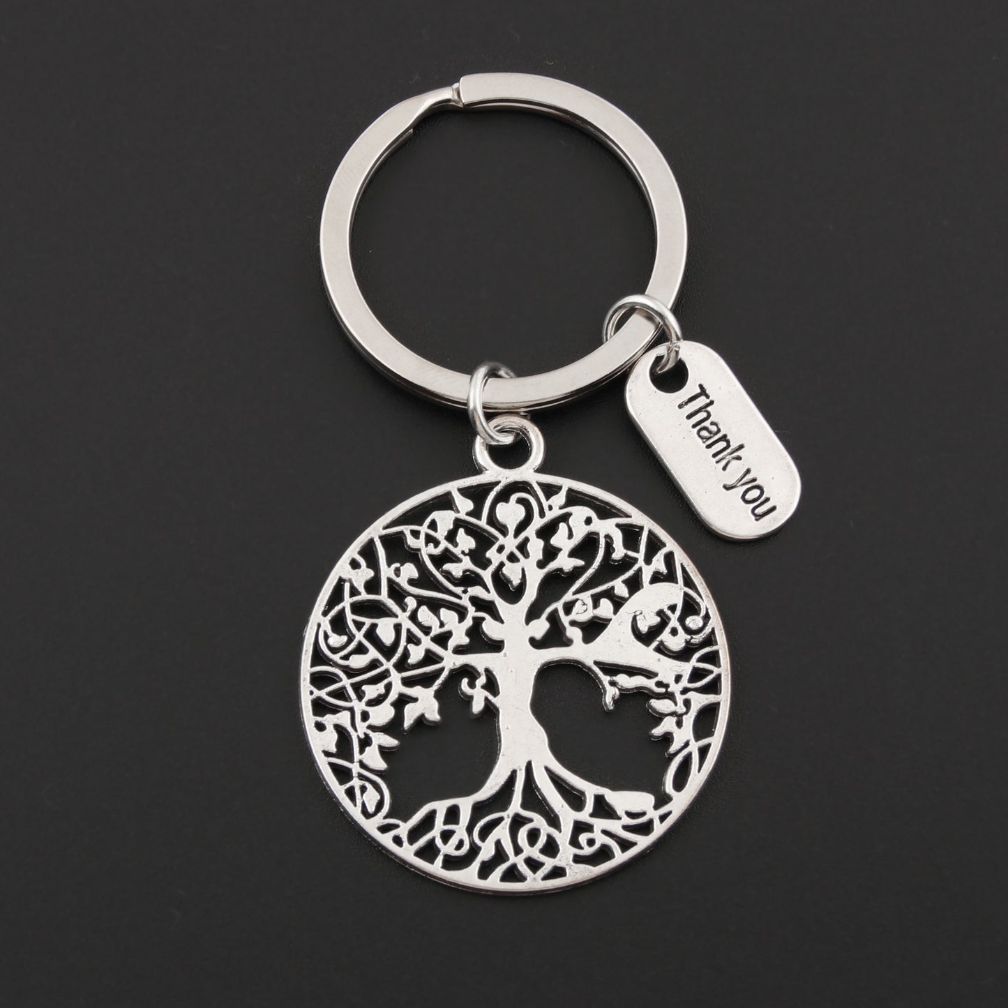 1Pc Tree KeyChain Thanksgiving Day Gift Keyring Handmade Party Souvenir Jewelry E2400