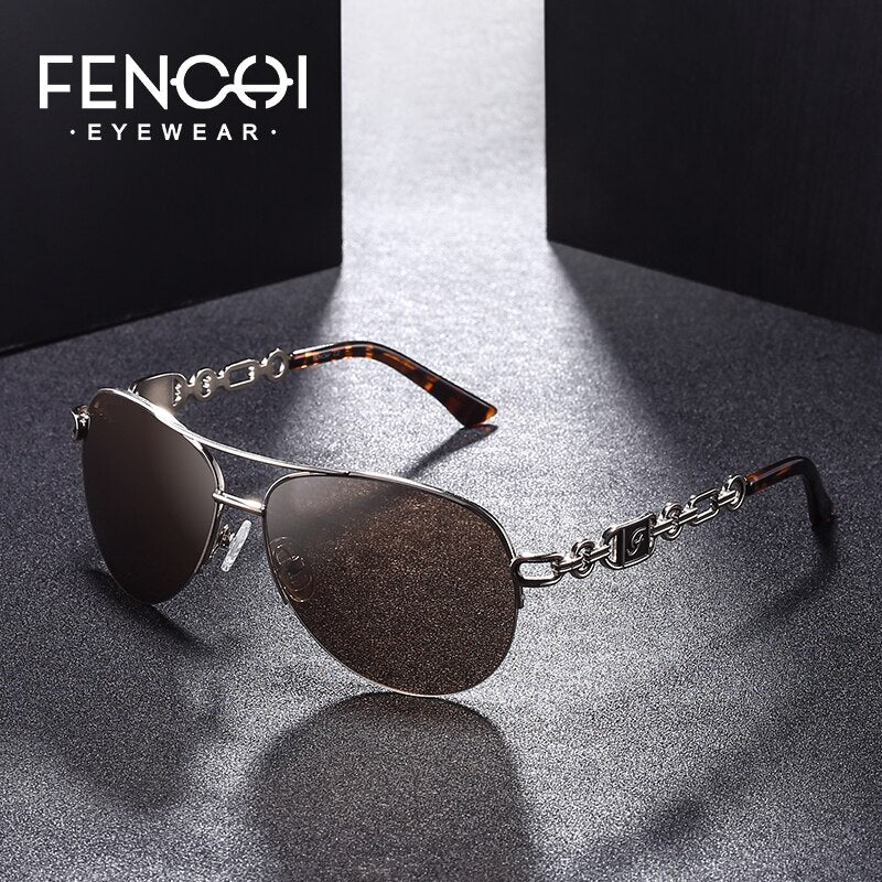 FENCHI Women Sunglasses DesignerTrendy Brand Vintage Pink Mirror Sun Glasses Ladies Cat Eye Eyewear Oculos Feminino De Sol