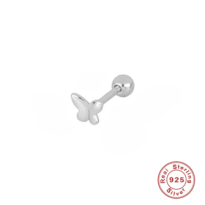 ROXI Small Crown Moon Star Lightning Constellation Stud Earrings for Women 925 Sterling Silver Piercing Earring Kolczyki Damskie