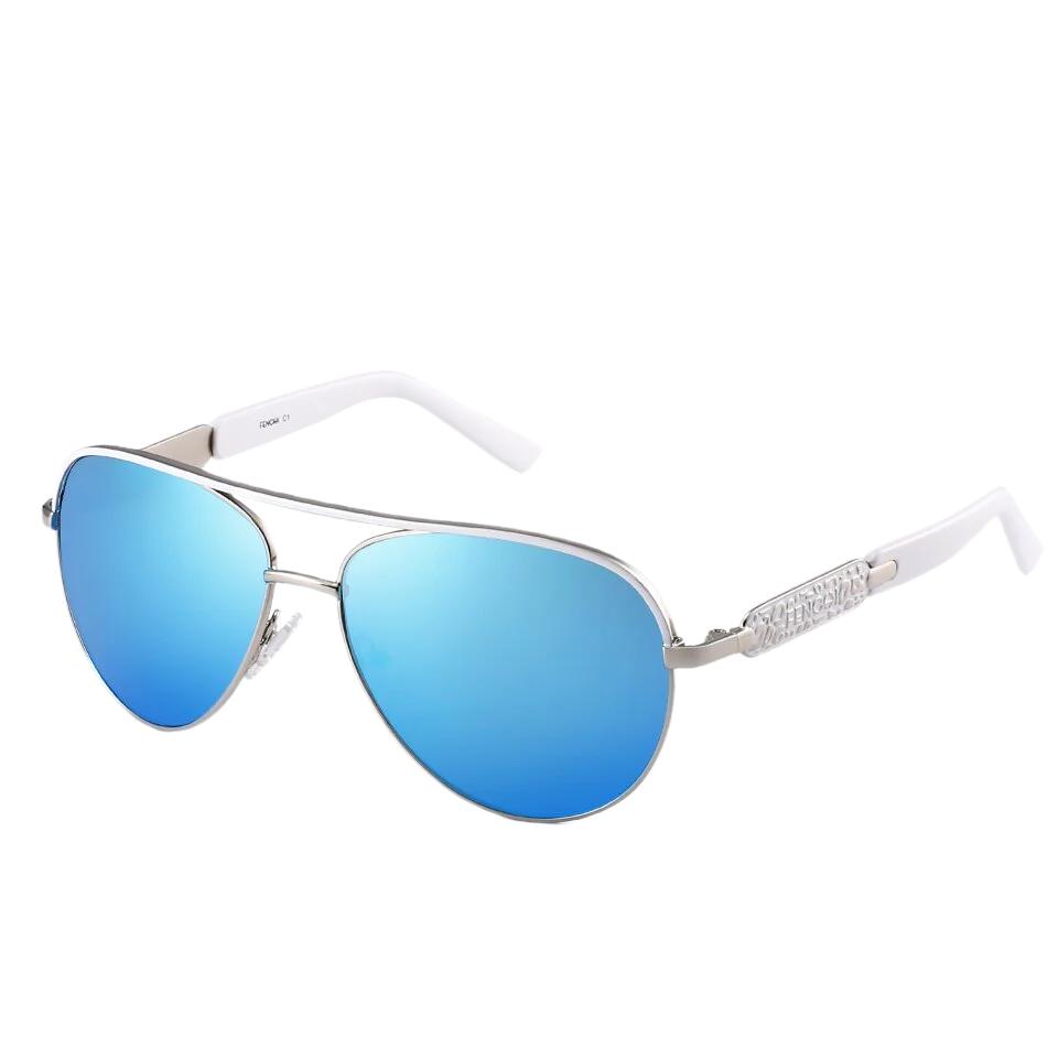 FENCHI Sunglasses Women Driving Pilot Design luxury brand shades pink mirror trendy Sun glasses oculos de grau feminino