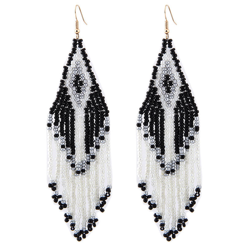 Kymyad Earrings 2022 Trend New Long Dangle Earrings Vintage Earings Fashion Jewelry Female Earrings Tassel Beads Chains Earring