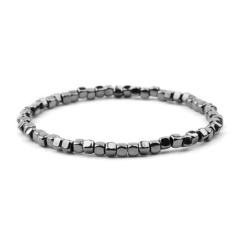 BOJIU Multicolor Crystal Strand Bracelets For Women Gold Acrylic Copper Beads Pink White Black Gray Crystal Bracelet Femme BC226