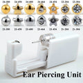 Disposable Sterile Ear Piercing Unit Cartilage Tragus Helix Piercing Gun Tool Kit Build In Steel Stud Earring Star Ball - Charlie Dolly