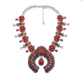 Bohemian Resin Stone Vintage Statement Choker Necklaces Women Fashion Indian Maxi Long Horn Pendants Necklace - Charlie Dolly