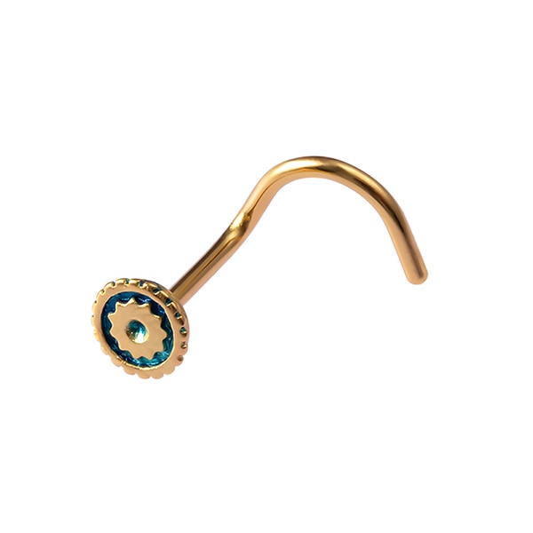 1PCS Fashion Nose Piercing rings 20G Steel Bar Nostril Nose Septum 5-Shape Screws Nose Studs Delicate Piercing Jewelry In Nose