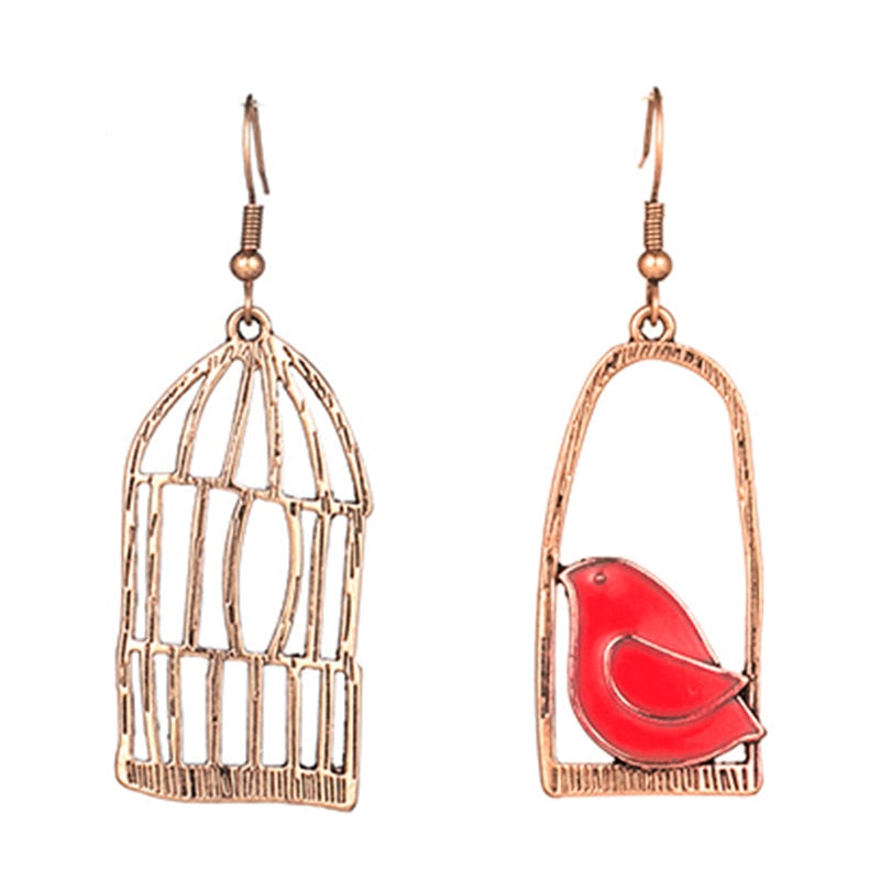 Exknl Big Long Drop Earrings for Women Geometric Bell Bohemian Cross Vintage Tassel Flower Earrings Fashion Jewelry Accessories