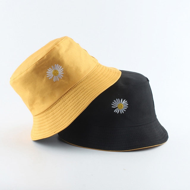 2021 New Fashion Korean Pink Cow Print Bucket Hat Women Reversible Fishing Cap Bob Chapeau Autumn Summer
