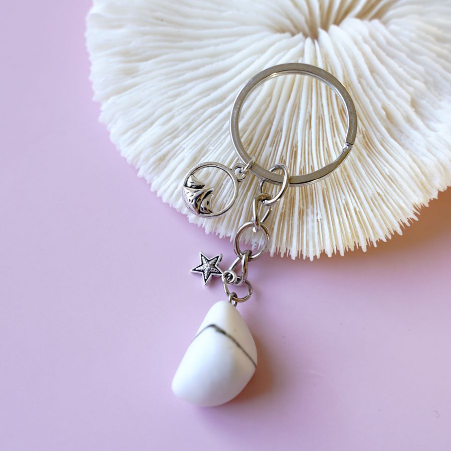 Cute Keychains Ceramic Teeth Key Chain Character Of Small Pure Eternal Love Couples Bag Accessories #YXA03