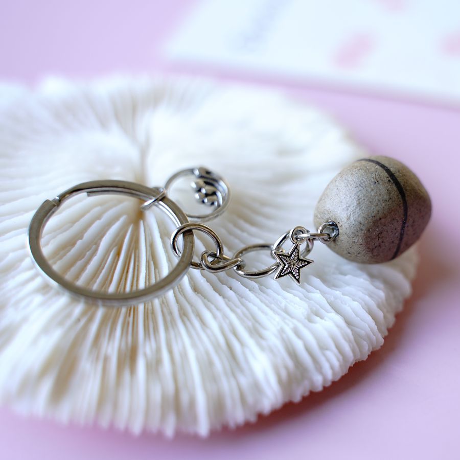 Cute Keychains Ceramic Teeth Key Chain Character Of Small Pure Eternal Love Couples Bag Accessories #YXA03