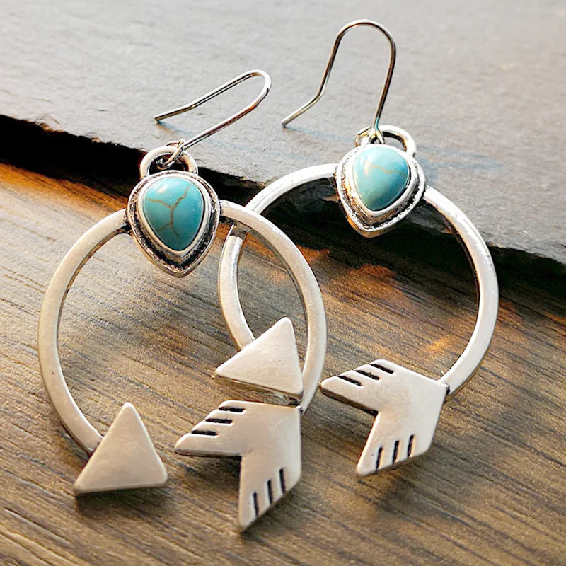 Green Enamel Coconut Leaf Pearl Drop Earrings Jewelry