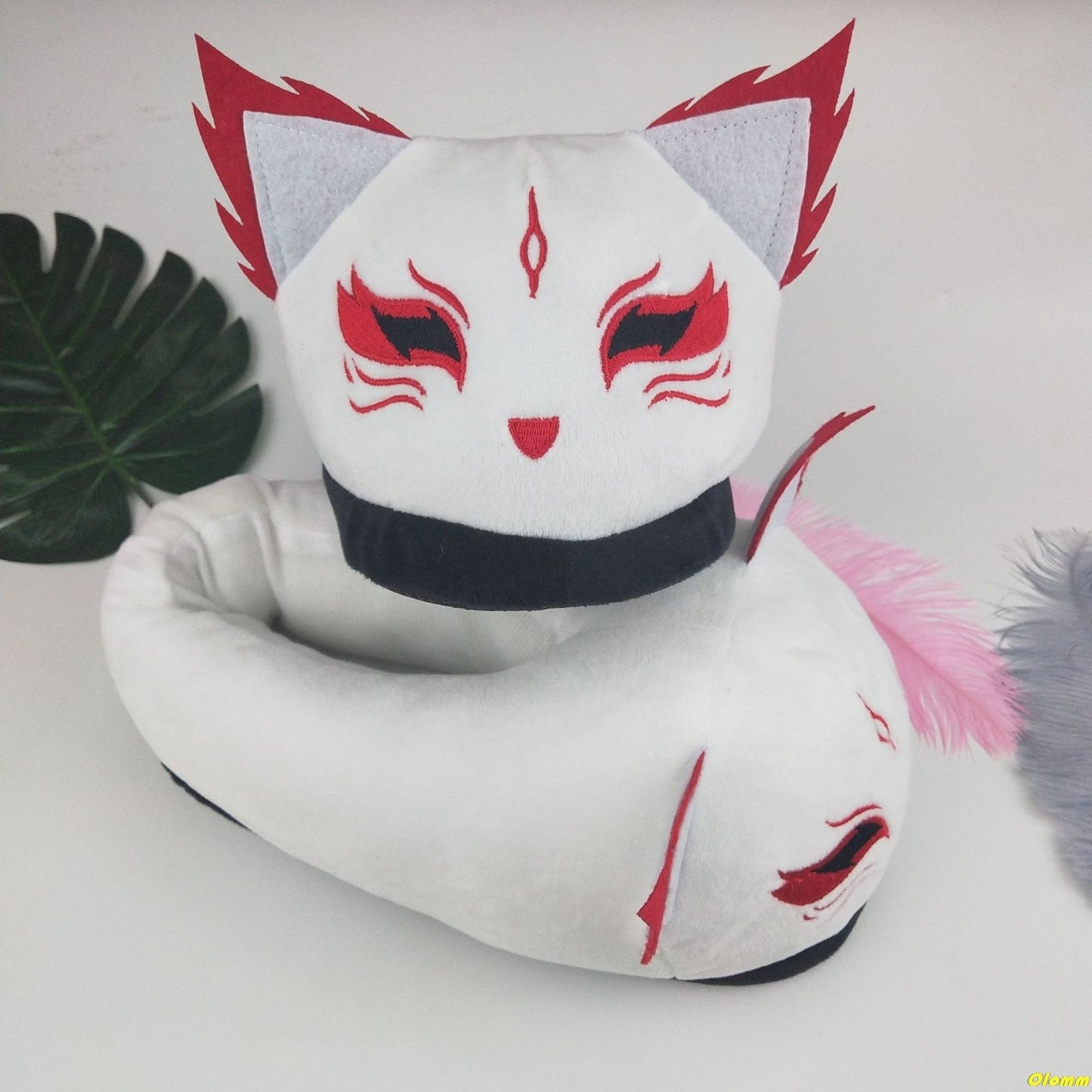 Winter Warm Home Women Fur Slippers Cute Fox Unicorn Bear Animals Indoor Cartoon Ladies Slippers Soft Memory Foam Couples Shoes