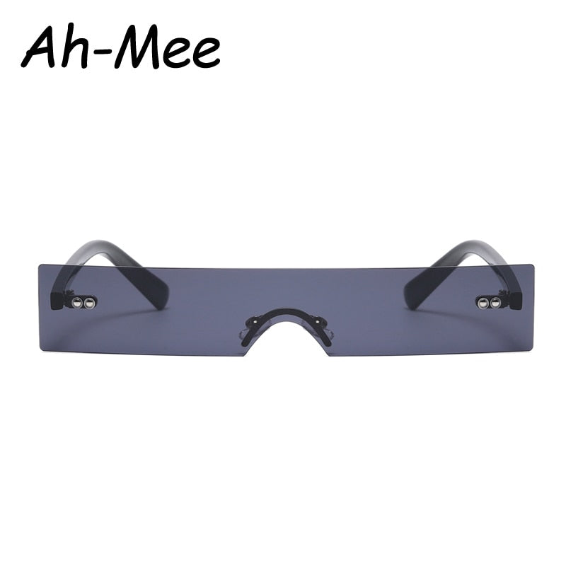 Small Rectangle Sunglasses Women Vintage Brand Designer Red Pink Lens Sun Glasses Personality Narrow Shades gafas de sol