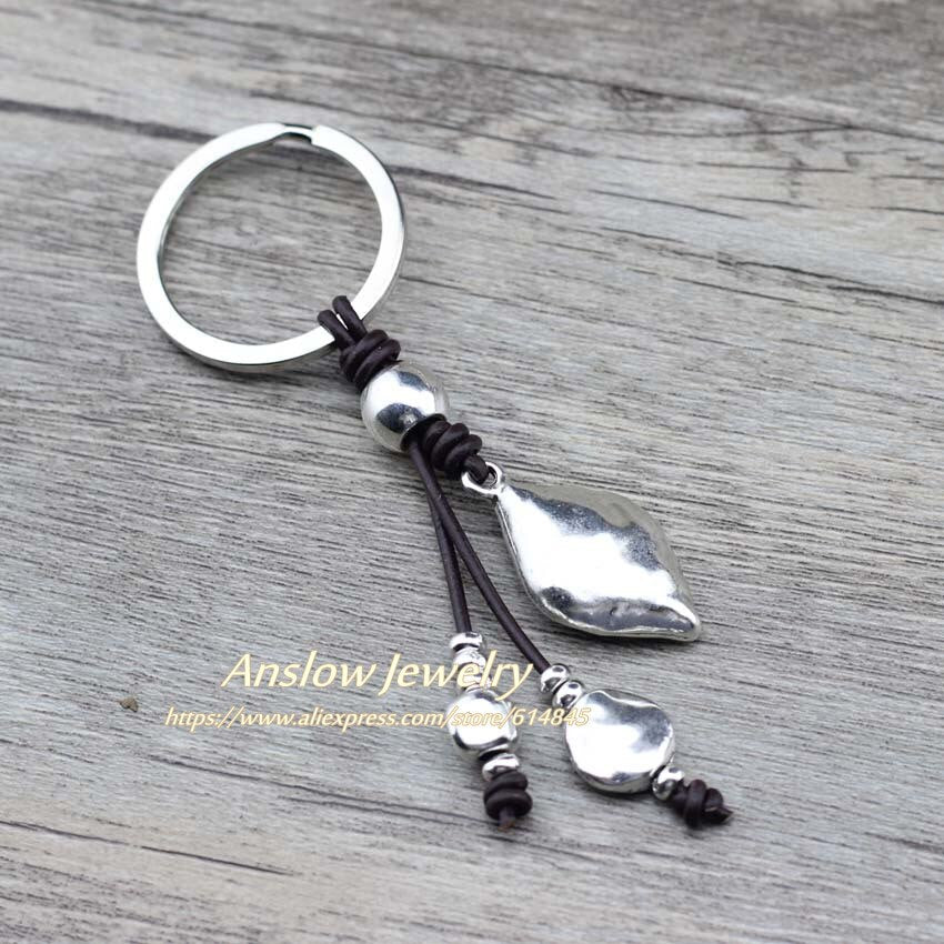 Anslow Fashion Jewelry Wrap Crystal Custom Keychain For Female Women Key Chains Ring Girl Friendship Gift LOW0018KY