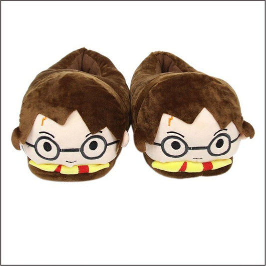 2020 Winter Plush Slippers Women's Soft Warm House Flat Slides Ladies Cute Cartoon Shoes Bedroom Non-Slip Home Snug Sneakers - Charlie Dolly